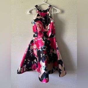 B. Darlin | Floral Halter top Cocktail Dress | Women’s 5/6